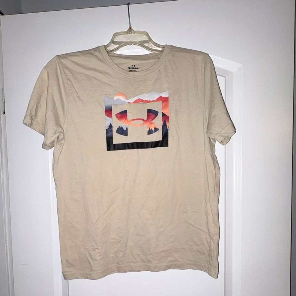 Under Armour Kids Tan Graphic Tee